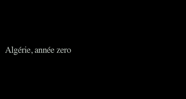 Alg&eacute;rie, ann&eacute;e zero 